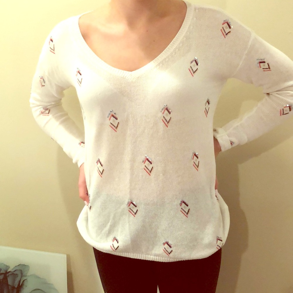 White House Black Market lightweight sweater sz Xs